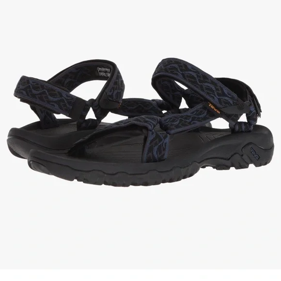 Teva | Shoes | Teva Black And Navy Outdoor Sandals | Poshmark display picture 1